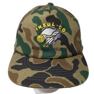 Insul-co Mechanical Insulation Snapback 5 Panel Cap Multi One Size Camo YoungAn